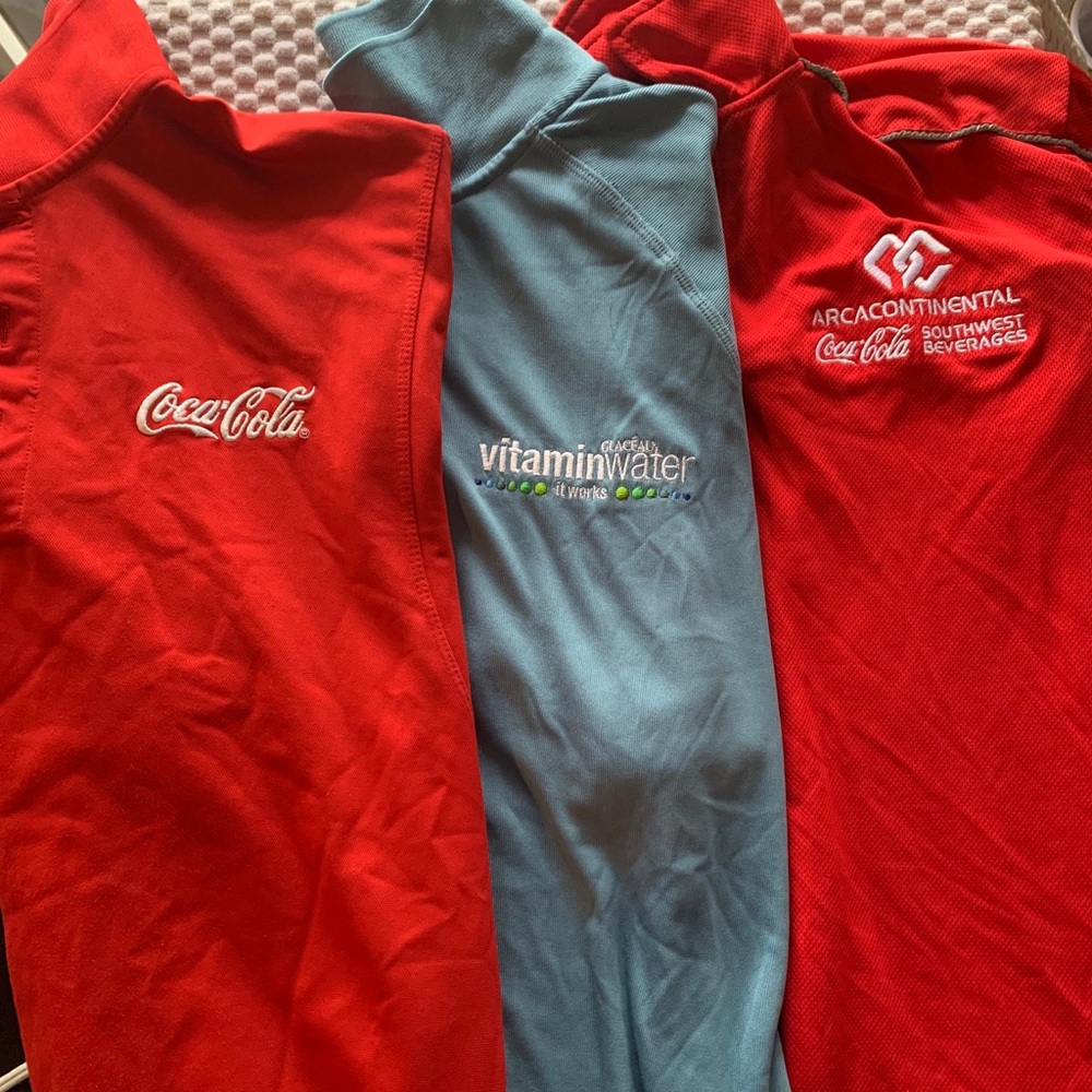 Coca-Cola drifit polos, Vitamin Water polo